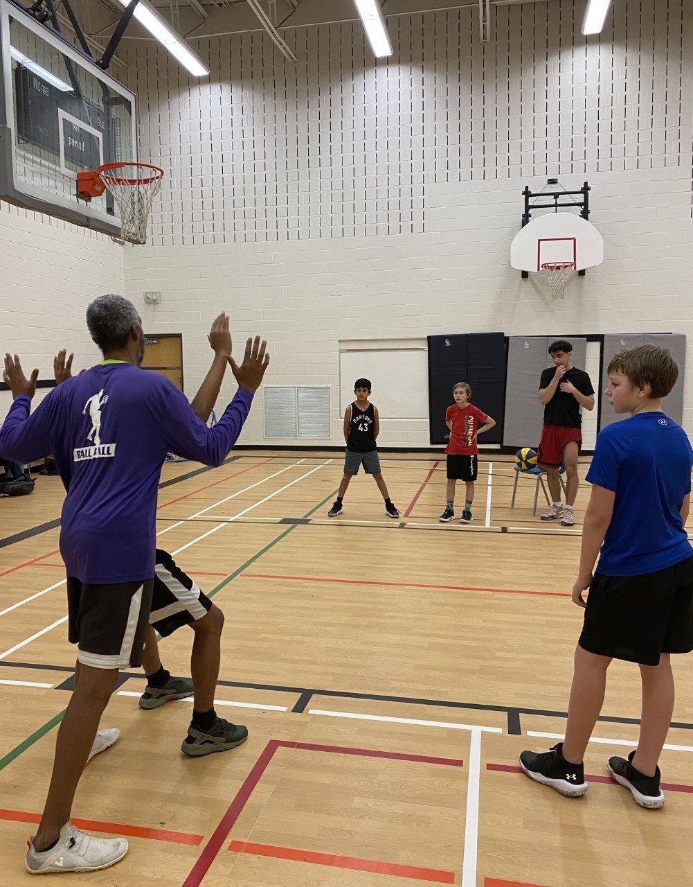 Shaker teaching passing drills